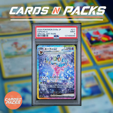 Carte Pokemon Espeon Mentali ex 211 SAR Sv8a Japanese Japonais PSA 9 MINT 🇯🇵