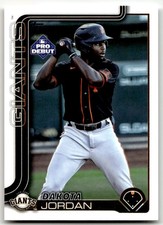 2025 Topps Pro Debut #PD-146 Dakota Jordan San Jose Giants Baseball