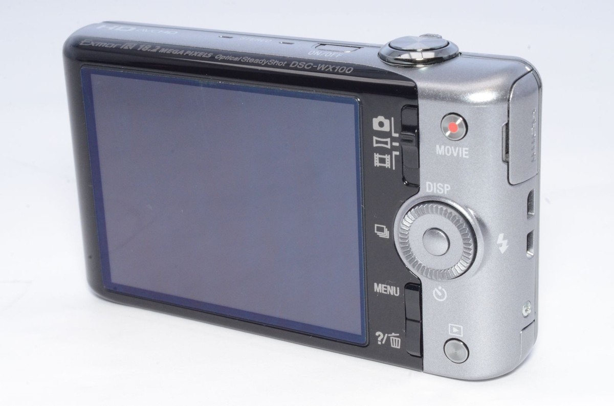 Sony Cyber-shot WX100 Silver Compact Digital Camera [No English
