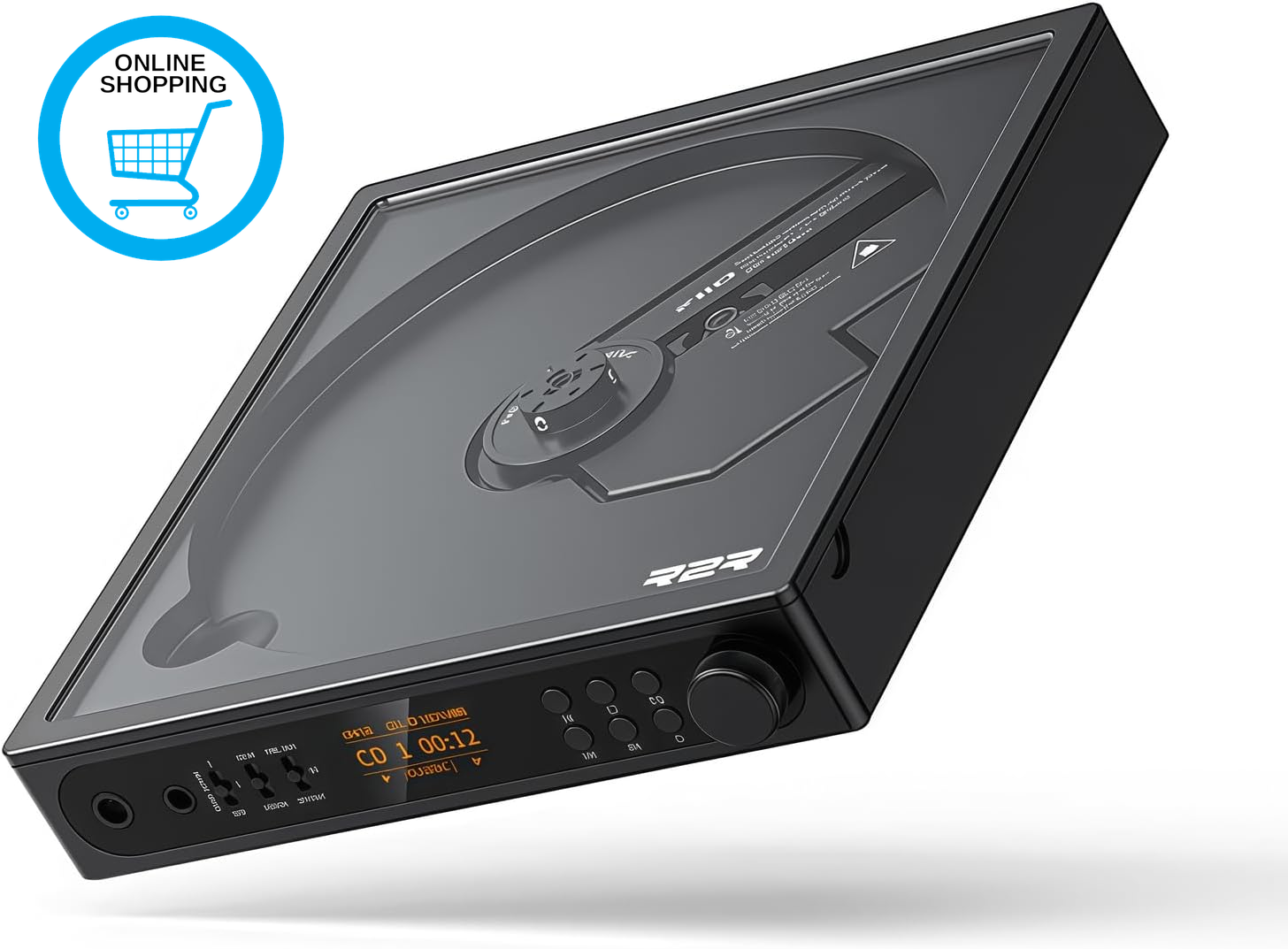 DM15 CD Player with 24Bit R2R DAC (Black)