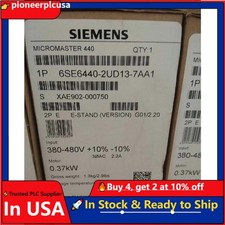 New Siemens 6SE6440-2UD13-7AA1 6SE6 440-2UD13-7AA1 1 Year Warranty Fast Shipping