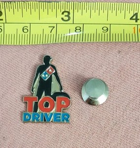 Domino's Pizza Top Driver Employee Hat Lapel Pin