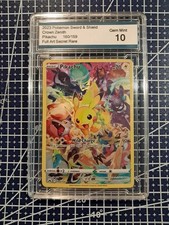 2023 Pokemon Crown Zenith Pikachu Full Art SECRET RARE 160/159 Gem Mint 10 on eBay