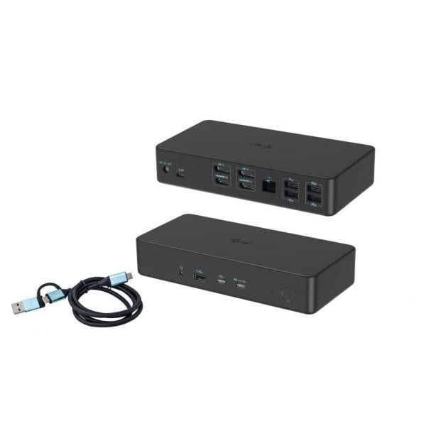 I-tec USB 3.0 / USB-C / Thunderbolt 3 Professional Dual 4K Display Docking Stati - Immagine 5
