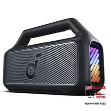Boom 2 By Anker, Outdoor Speaker, 80W, Subwoofer, BassUp 2.0, 24H Black