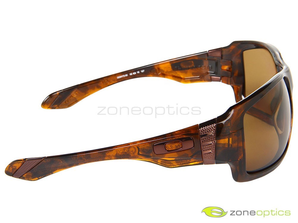 Oakley Big Taco Polarized Sunglasses OO9173-05 Brown Tortoise