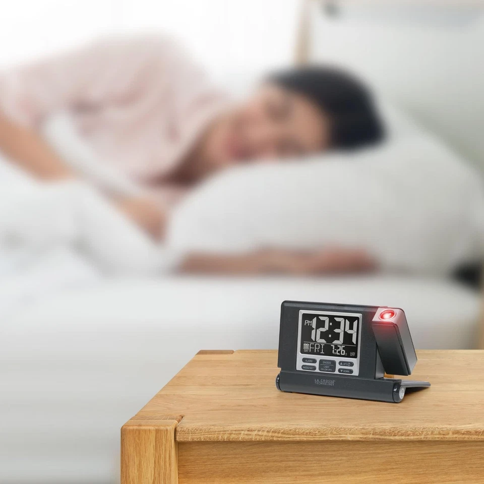 616A-56647-INT Travel Projection Alarm with Fold Out Stand - Image 2 of 4