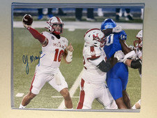 A J Mayer Miami University of Ohio Signed 11X14 Photo