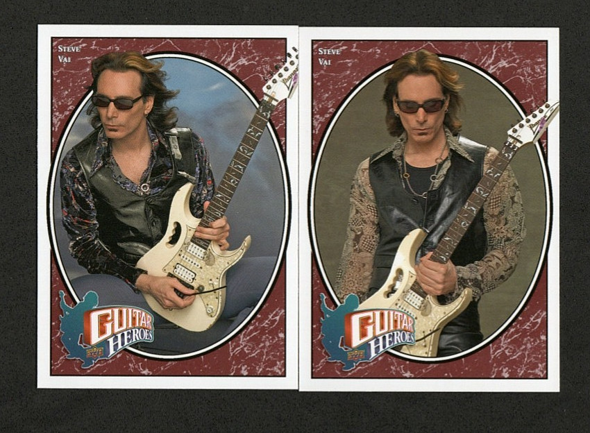 2008 Upper Deck Football - Guitar Heroes #249 & #250 - Steve Vai - (2) CARD LOT