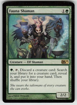 Fauna Shaman 172 Rare Magic 2011 (M11) Magic: The Gathering Near Mint