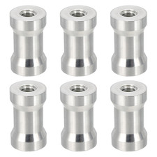 6Pcs 1/4" to 1/4" Female to Male Camera Spigot Screws Converter Tripod Adapter