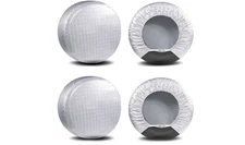 Amfor Fundas para Llantas, Juego de 4 — Fundas Impermeables Antivaho y Anti-UV p