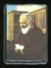 SANTINO HOLY CARD - PADRE PIO DA PIETRELCINA - con RELIQUIA