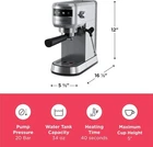 Frigidaire Steam Espresso Maker, Coffee Machine -FREM100SS