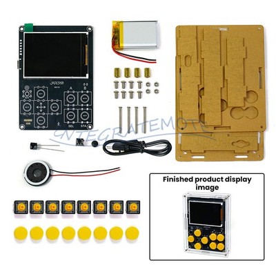 LCD Game Console DIY Kit Multifunction Weather Clock Xiaozhi AI Robot Soldering