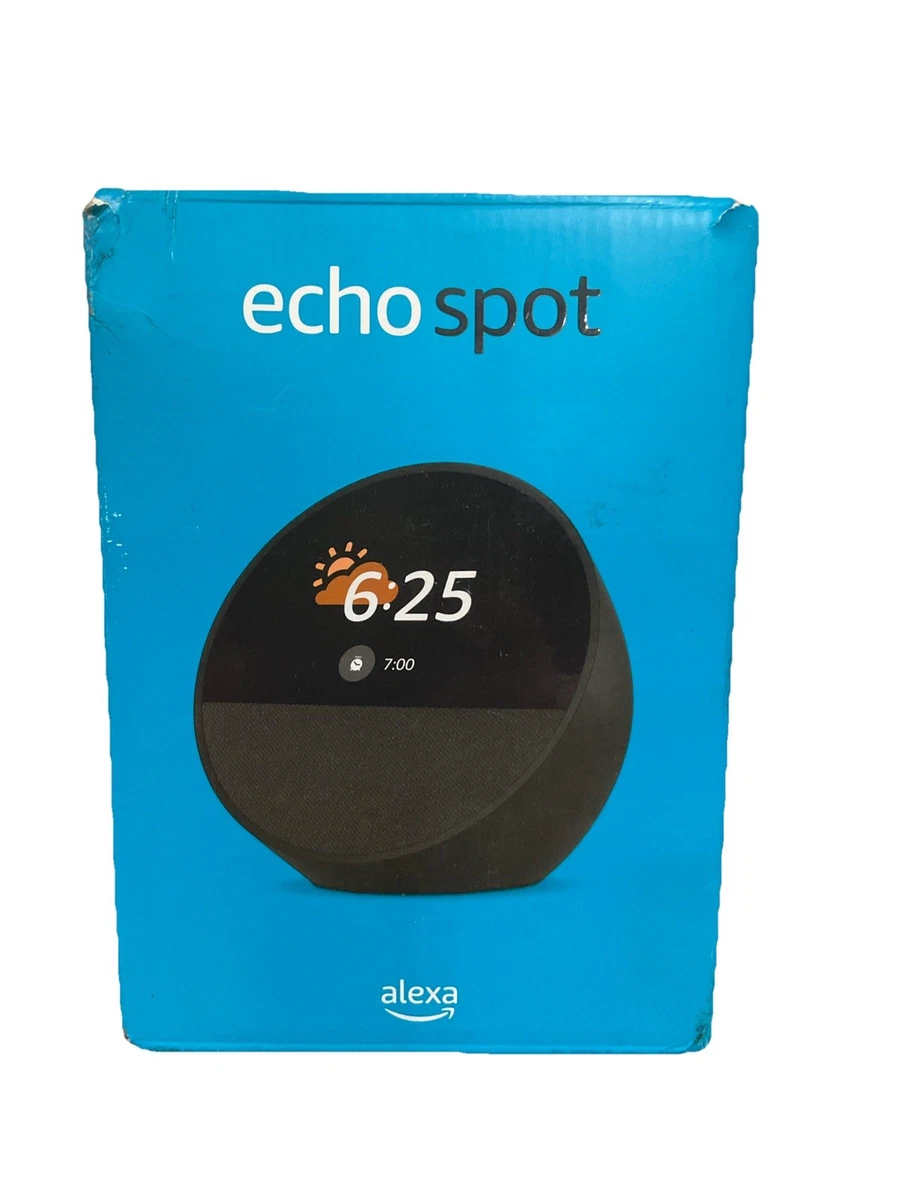 Amazon Echo Spot Alexa Black Smart Speakers for sale | eBay