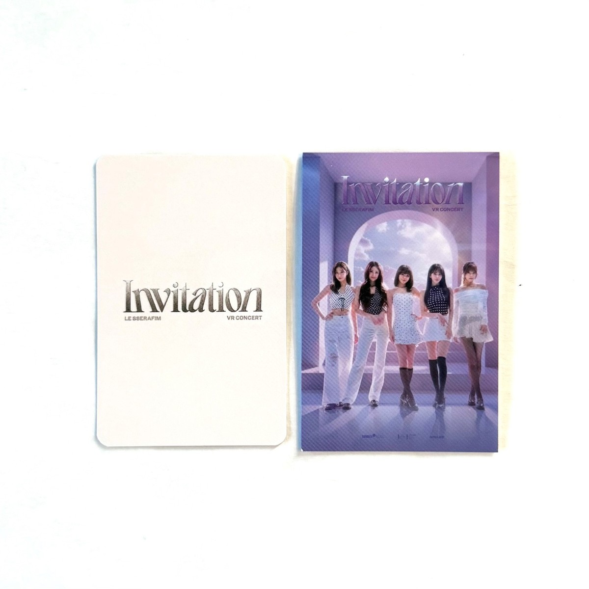 LESSERAFIM VR INVITATION トレカ　コンプリート　セット LE SSERAFIM] VR CONCERT：INVITATION / Photocard Limited Special