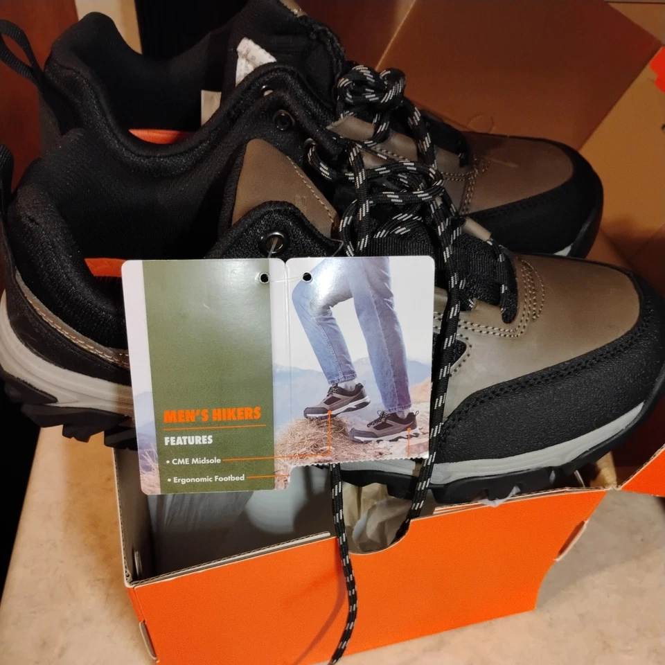 Ozark Trail Hikers “Piedra” Taupe Senderismo Exterior Cuero Botas bajas Zapatos 10 Foto 3 de 4