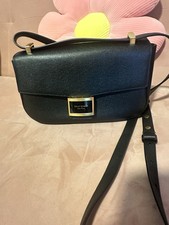 kate spade new york Black Crossbody Bag Adjustable Strap Magnetic Closure Gold