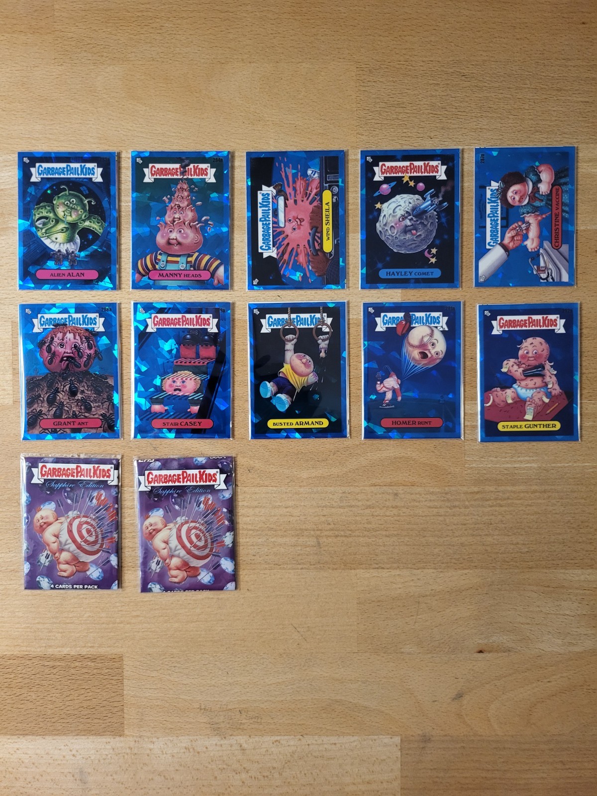 Garbage Pail Kids 2025 SAPPHIRE 5 FULL BASE SET (100 CT)