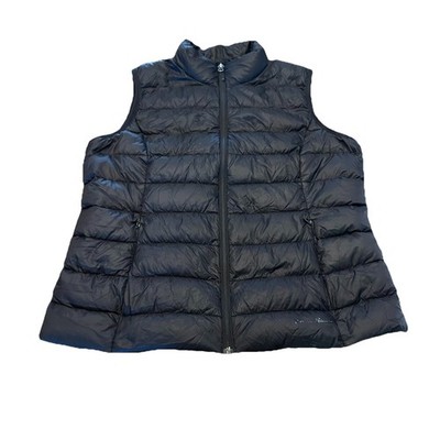 Eddie Bauer EB650 Goose Down Vest Womens XL Hiking Backpacking Lightweight