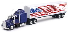 Kenworth W900 Tractor with Patriotic Graphics Diecast Scale 1:43