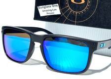 NEW Oakley Holbrook XXL Matte Black PRIZM Sapphire Lens Sunglass 9487-05
