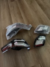 CG Distribution FOR 07-09 TOYOTA CAMRY CLEAR BLACK LED TAIL TRUNK LIGHTS 4 PIECES SET DIRECT FIT