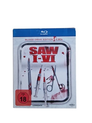 SAW I-V 1-6 - Blood Drive Edition - Blu Ray kratzfrei 