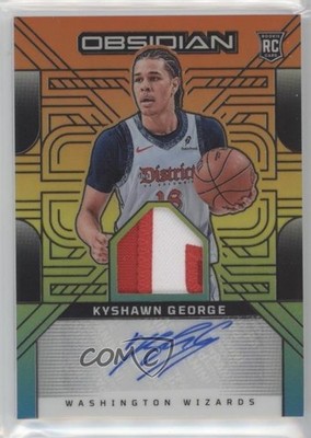 2024 Panini Obsidian Electric Etch Hot Springs 15/15 Kyshawn George Auto RC 1co7