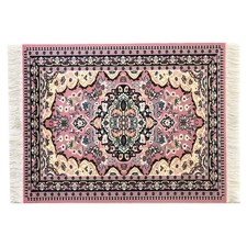 Oriental Rug Mouse Pad Computer Carpet Mouse Mat Non-Slip Rubber Base Desk