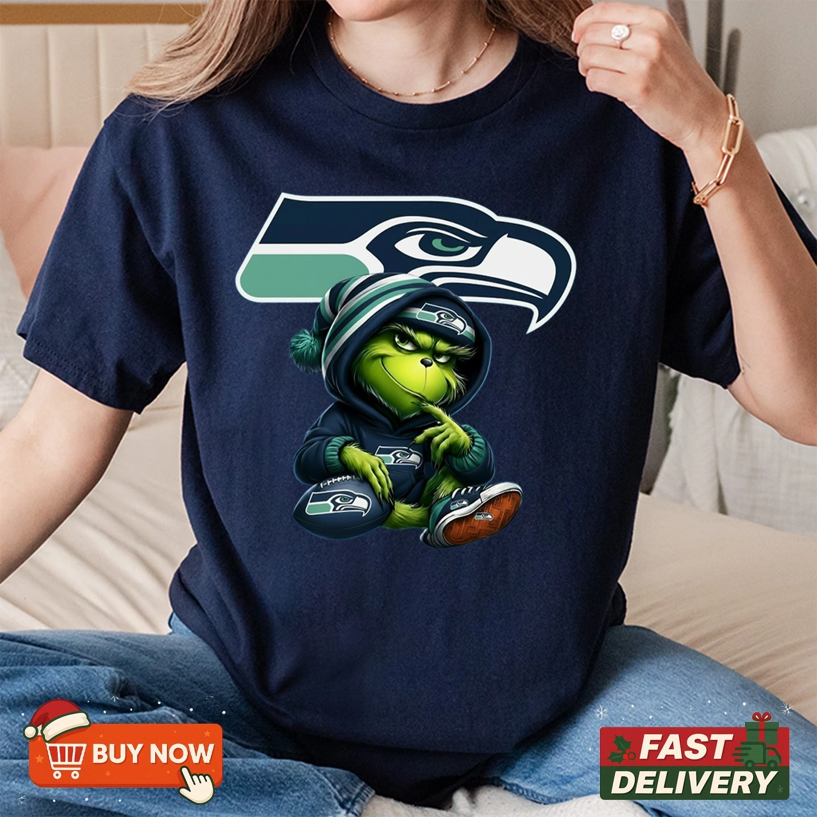 Seahawks funny character Football TShirt
