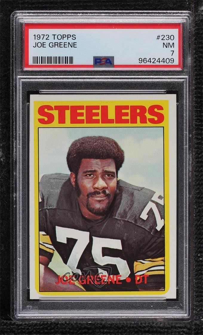 1972 Topps Joe Greene #230 PSA 7 HOF 07qw