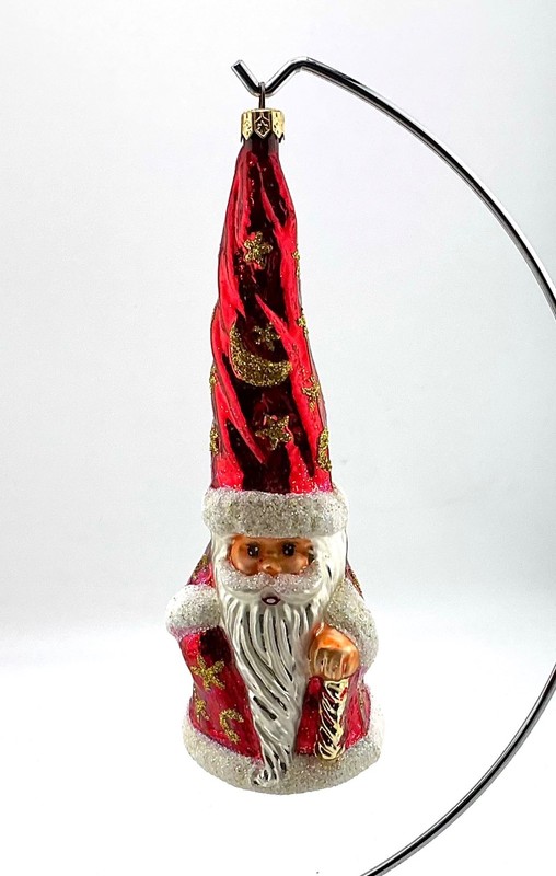 RADKO RUBY MUNCHKIN GLASS CHRISTMAS ORNAMENT  96-240-1