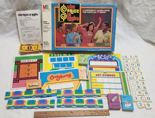 Vintage 1986 The Price Is Right Game Milton Bradley 4616 Complete Good Box