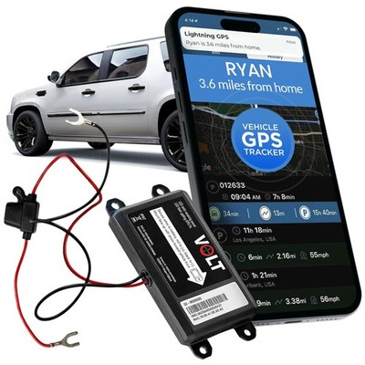 Lightning GPS Easy Wired 4G Vehicle Tracker   Hardwired Hidden Tracking... 