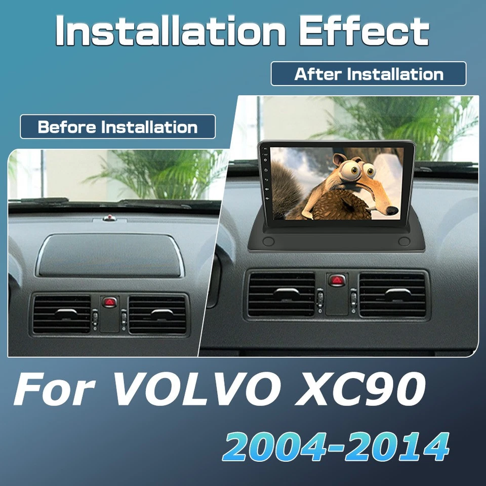 For Volvo XC90 2004-2014 Android 15 Car Stereo Radio GPS NAVI SWC BT CarPaly 64G - Image 2 of 4
