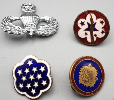 #ad WWII ROK Master Parachutist Badge amp; MAAG Indochina Special Forces DI Pins Lot $39.99