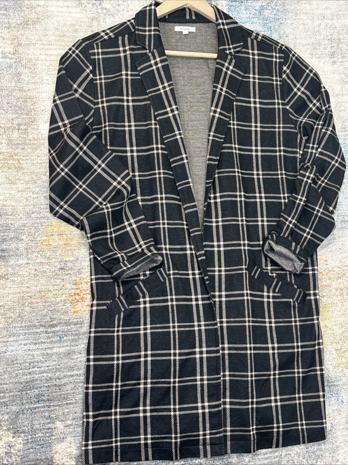 Agent Style Structured Plaid Work Glam Jacket Wom… - image 2