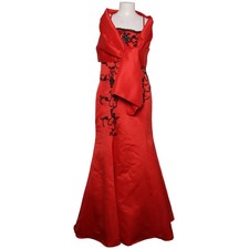 Magic Nights, Abendkleid, Größe: 44, Rot/Schwarz, Polyester, Satin, Damen #qa3