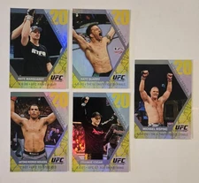 2009 Topps UFC Round 1 Rookie Victorious Debut lot - VD2 VD11 VD12 VD16 VD19