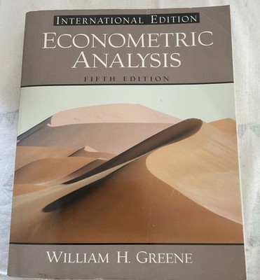 Econometric Analysis (International Edition), Greene, William H., Used; Very Goo