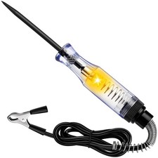 Test Light Automotive, Circuit Tester 6V-12V-24V Car Electrical Pen Black
