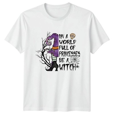 In einer Welt voller Damen T-Shirt Hexe Halloween Halloween Geschenk für Sie