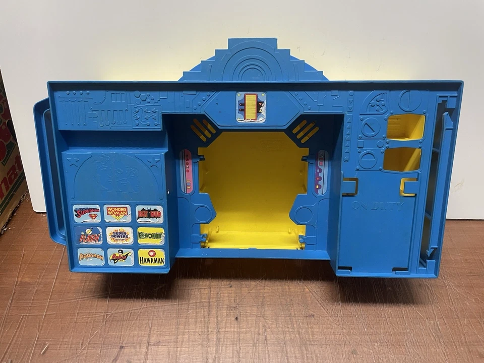 KENNER SUPERPOWERS SALÓN DE JUSTICIA CONCHAS 2 PIEZAS 1984 VINTAGE. Foto 2 de 4