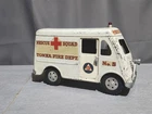 VINTAGE TONKA 1950’s RESCUE SQUAD METRO VAN FIRE DEPT No.5 ORIGINAL PAINT 1957