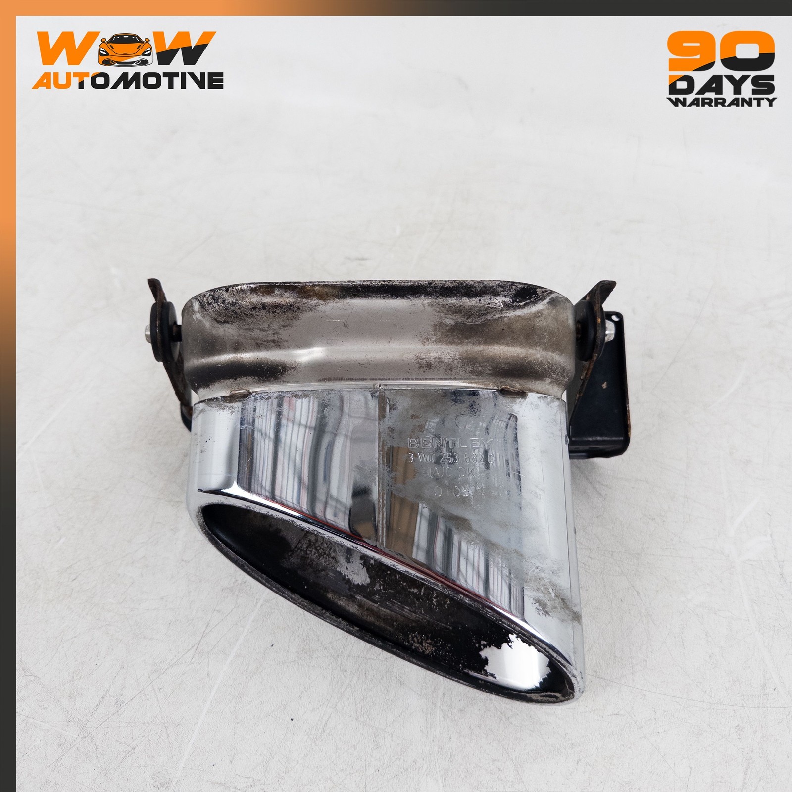 04-13 BENTLEY CONTINENTAL GT FLYING SPUR REAR LEFT RIGHT MUFFLER TIPS SET OEM