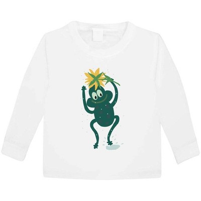 Kinder Langarmshirt ''Frosch tanzt im Regen'' (KL063245)