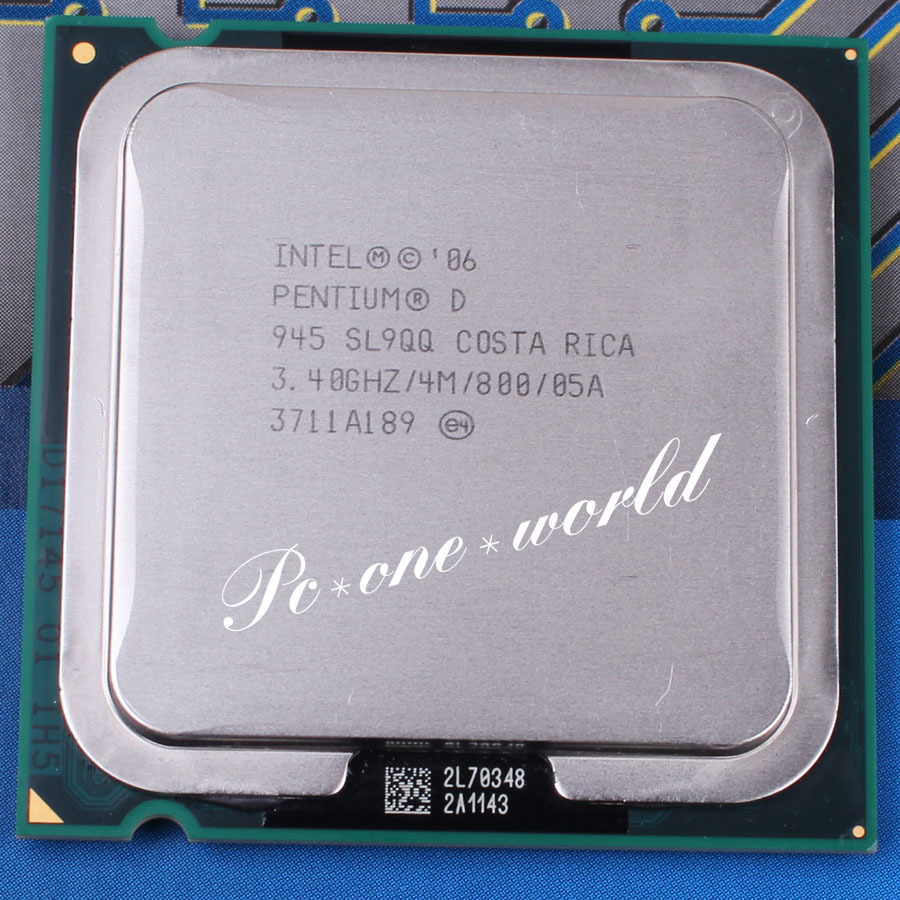 100% OK SL9QQ Intel Pentium D 945 GHz Dual-Core LGA 775
