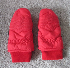 Kids Youth Red Thinsulate Winter Cold Weather Gloves TH-C03 Size 8-12, VGC